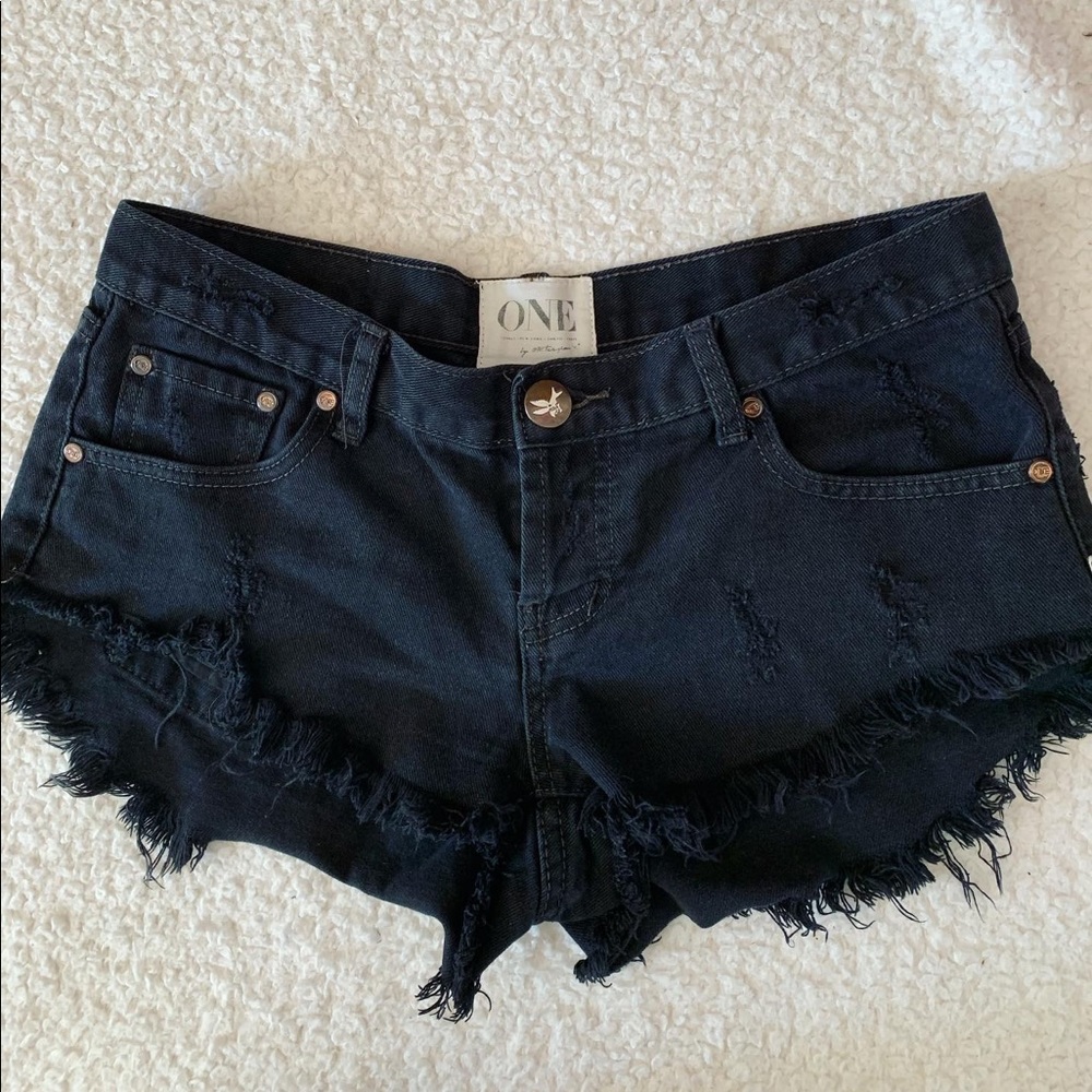 One Teaspoon Black Bonita’s Shorts